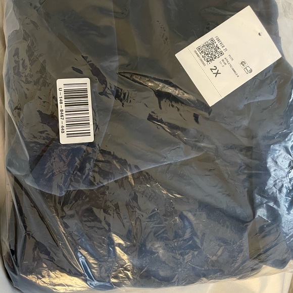 Forever 21 NWT Women's Plus Size 2X Velour Drawstring Navy Blue Joggers Pockets - Picture 2 of 10